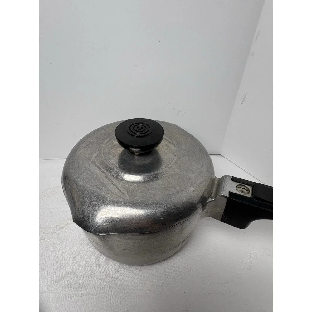 Vintage Wagner Ware Sidney -O- Magnalite 4681 1/2 P Sauce Pan 1 1/2 Qt With Lid